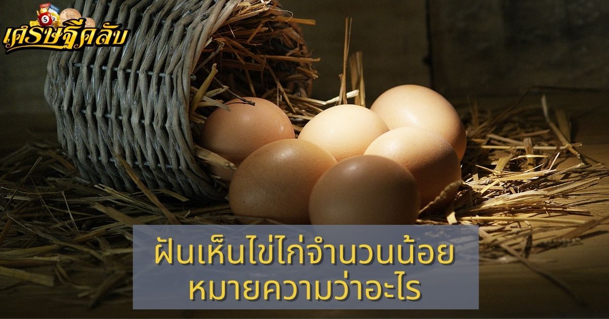 ฝันเห็นไข่ไก่จำนวนน้อย